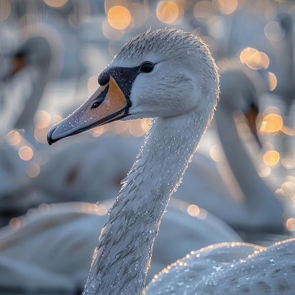 Swan Serenity Print