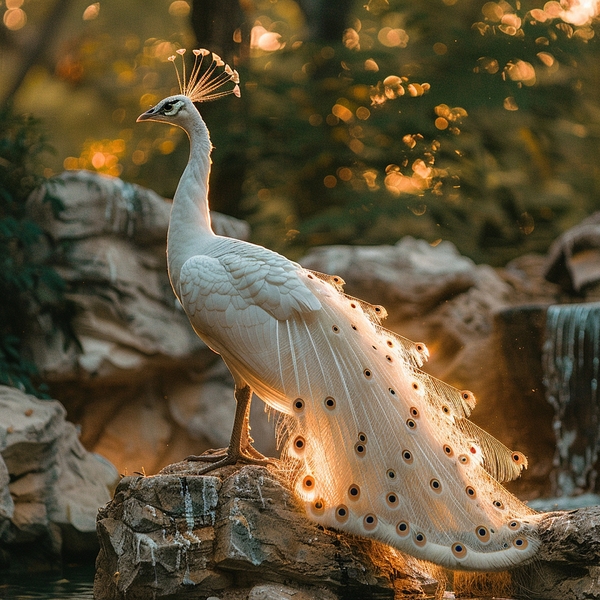 Majestic Peacock Print