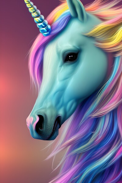 Colorful Unicorn by rizu_designs