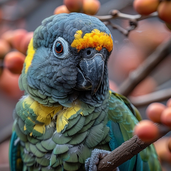 Captivating Parrot Print