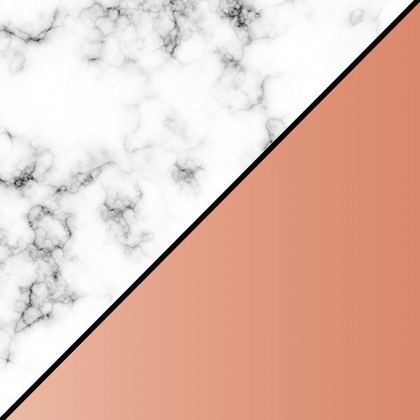 ABSTRACT MODERN ORANGE MARBLE Print