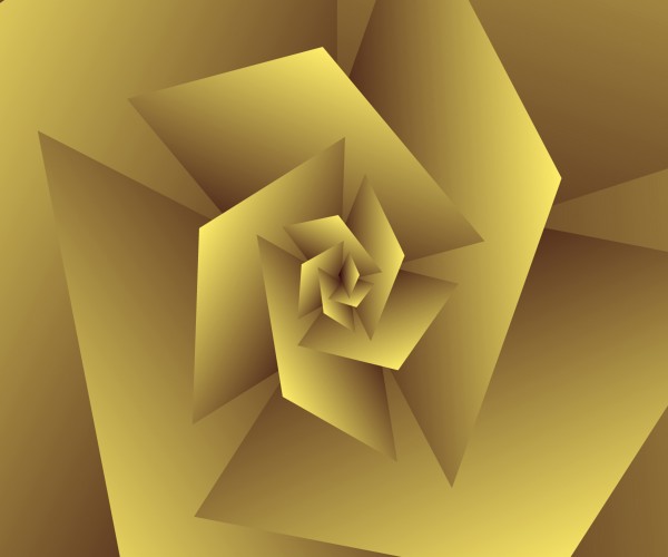 Abstract Triangle Print