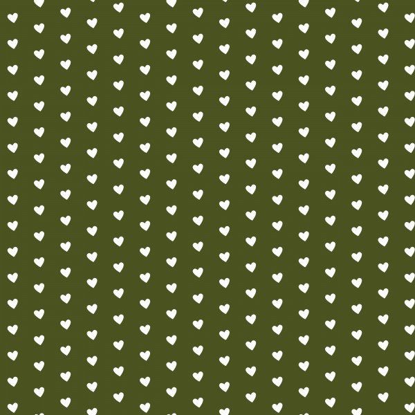 Army Heart Shape Pattern Print