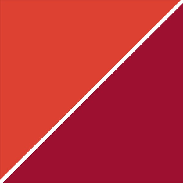 Fiesta and Jester Red Abstract by rizu_designs