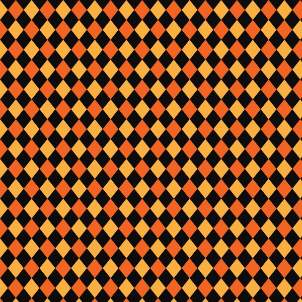 Magic Diamond Pattern Print