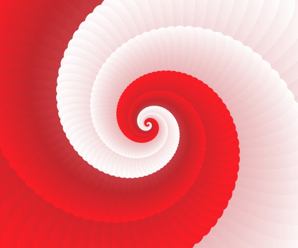 Red Spring LOOP Print