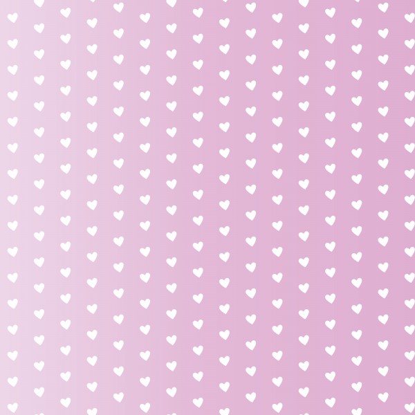 Spring Pink Heart Shape Pattern Print