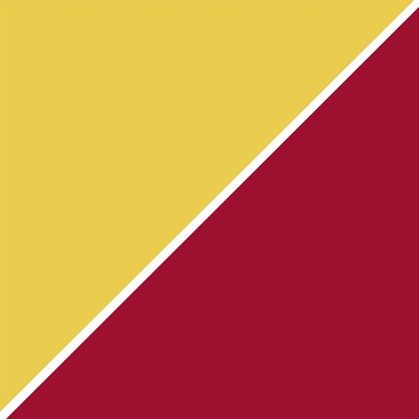 Yellow and Jester Red Abstract by rizu_designs