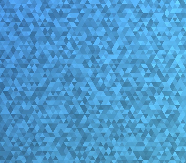Blue Glitter Modern Pattern Print