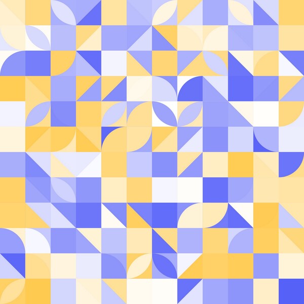 Mid Geometry Pattern  Print