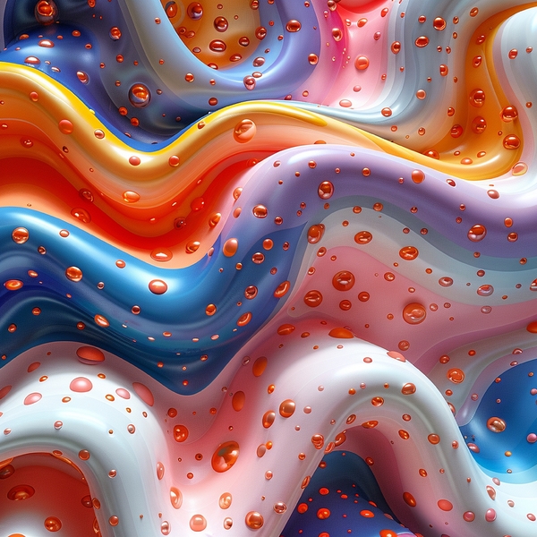 Enigmatic Abstract Print