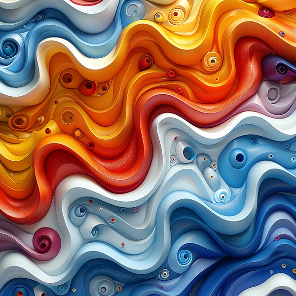 Abstract Serenity Print