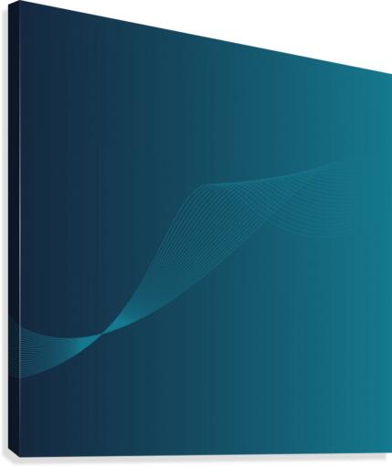 Wavy Art Canvas Print