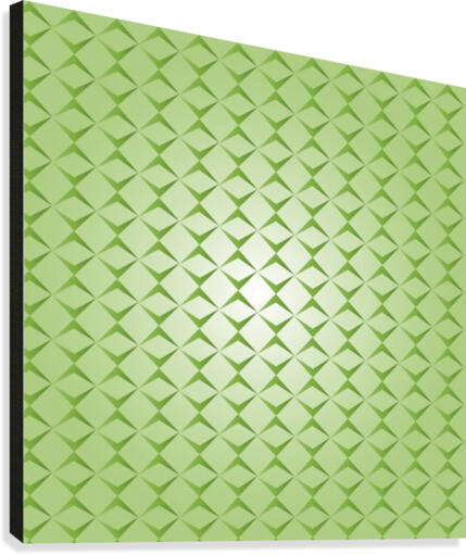 Greeny Pattern Art Canvas Print