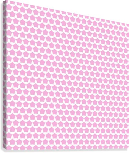 Pinky Pattern Artwork Canvas Print