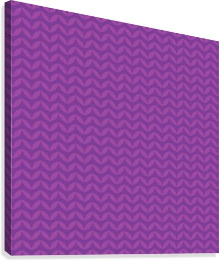 Wavy Seamless Pattern Art Canvas Print