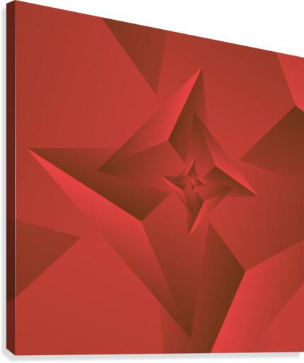 Polygen Art Canvas Print