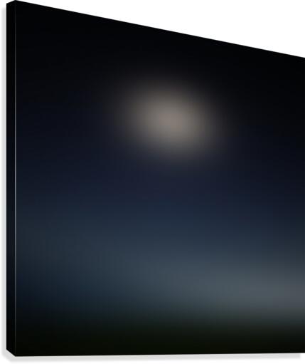 Night Blurred Background Canvas Print