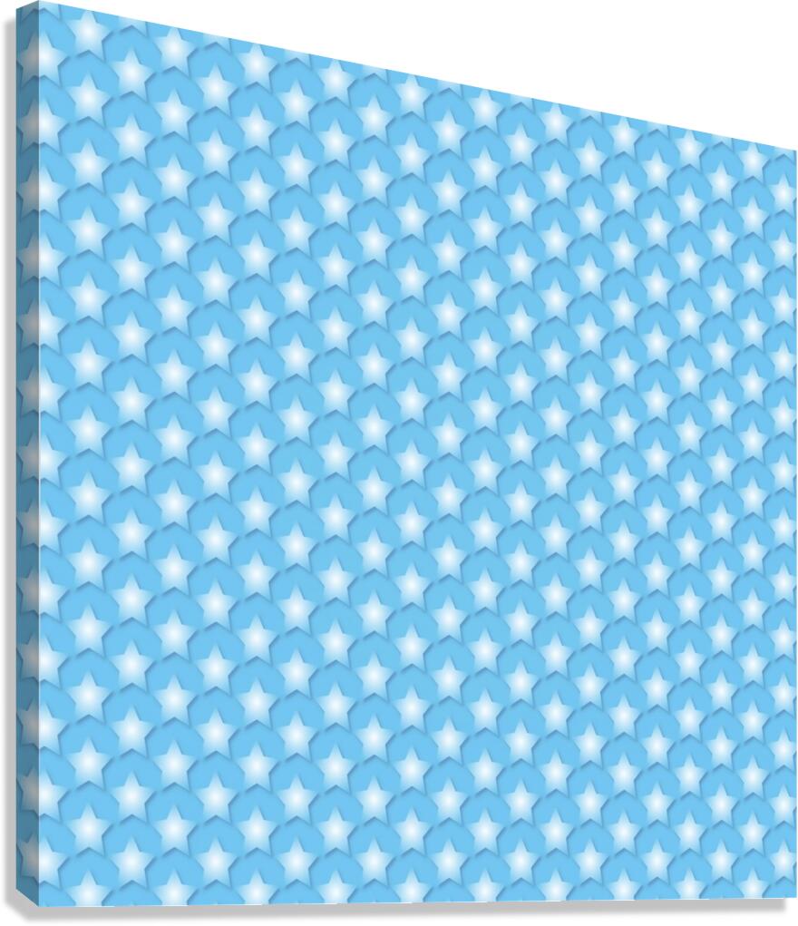 Blue Star Canvas Print
