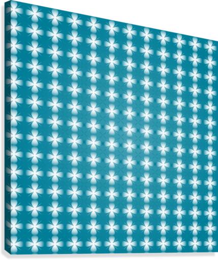Abstract Blue Seamless Pattern Background   Canvas Print