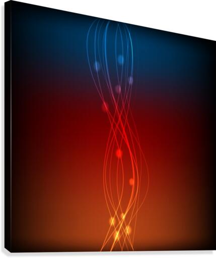 THUNDER LIGHT BACKGROUND   Canvas Print