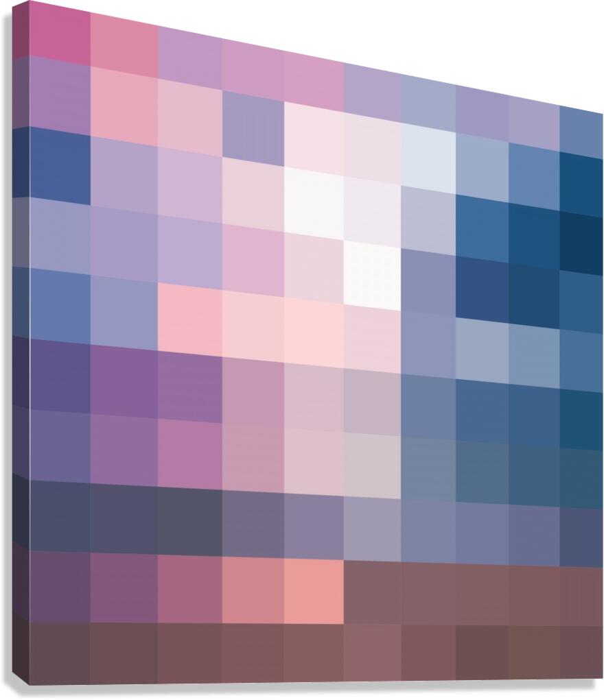 PINKISH MOSAIC PATTERN Canvas Print