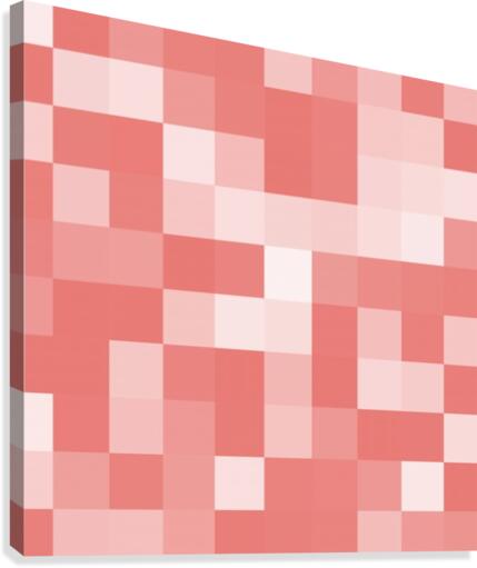 PINK MOSAIC PATTERN Canvas Print