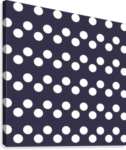 Eclipse Polka Dots Canvas Print