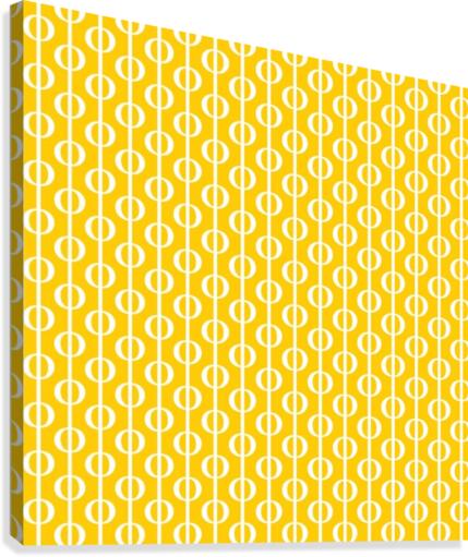 Yellow   Bubbles Canvas Print