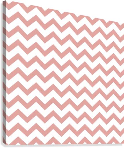 BLUSH CHEVRON Canvas Print