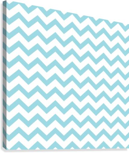 FLUORESCENT CHEVRON Canvas Print