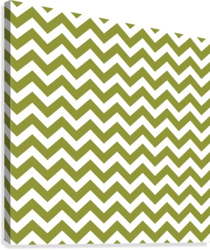 PEA CHEVRON Canvas Print