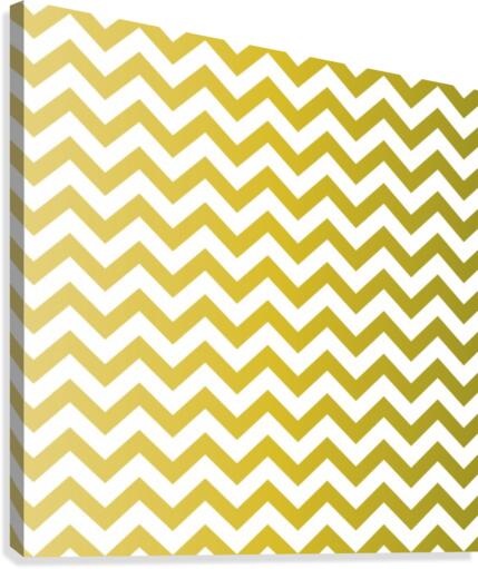 FOLIAGE CHEVRON Canvas Print