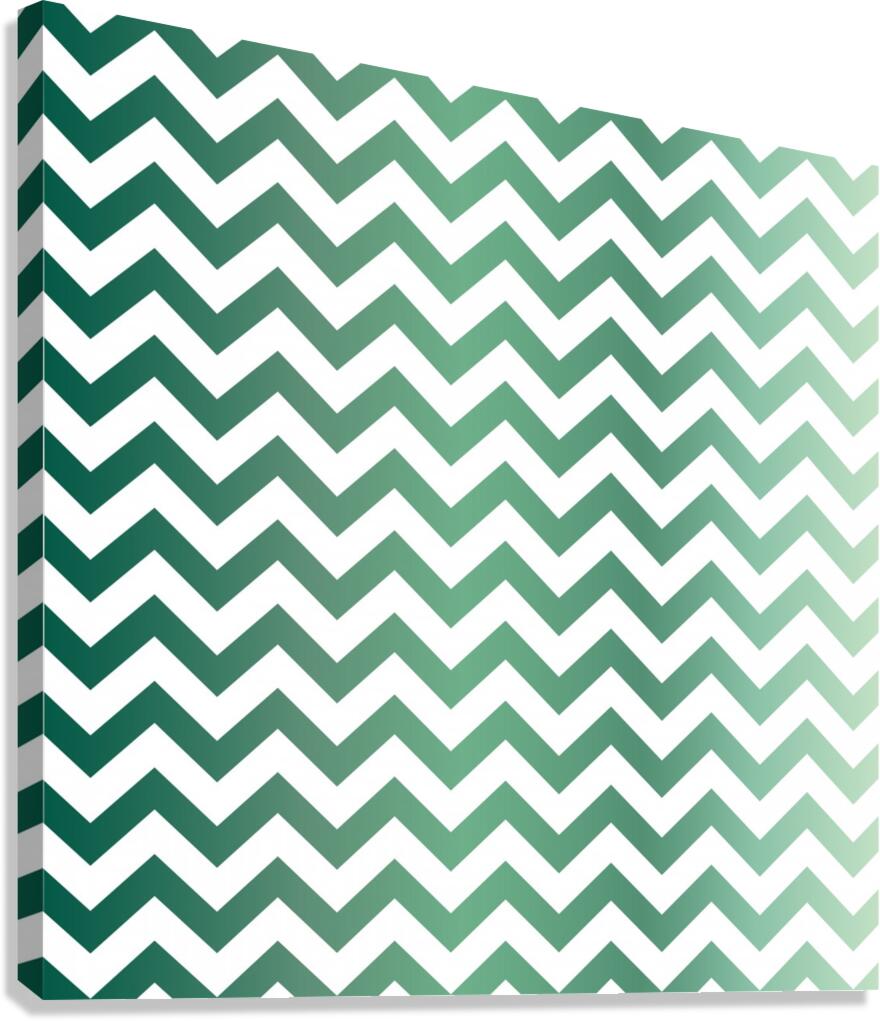 BROCCOLI CHEVRON Canvas Print