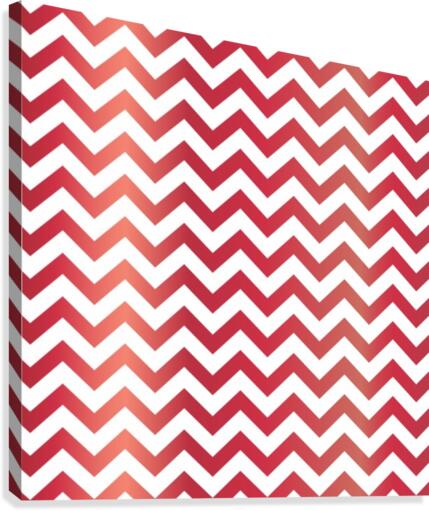 APPLE CHEVRON Canvas Print
