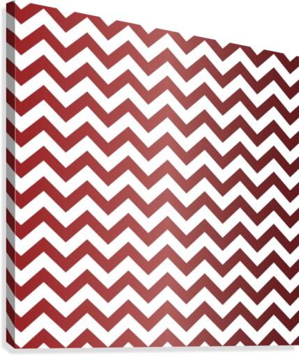 GARNET CHEVRON Canvas Print