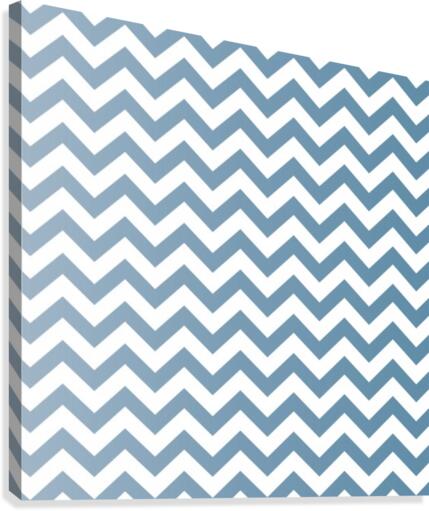 GREY  CHEVRON Canvas Print