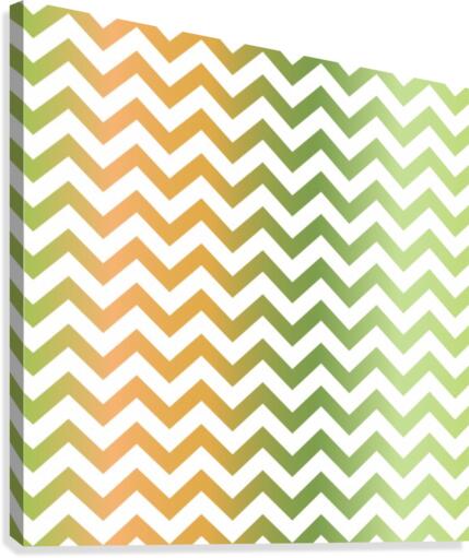 PEAR CHEVRON Canvas Print