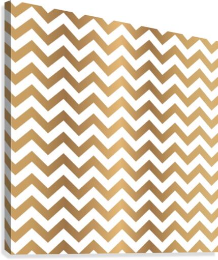 OAK CHEVRON Canvas Print