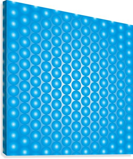 Blue Pearl Pattern Canvas Print