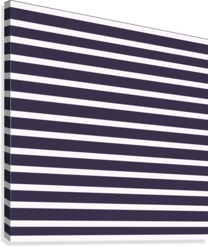 BLACK CHERRY Stripes Canvas Print