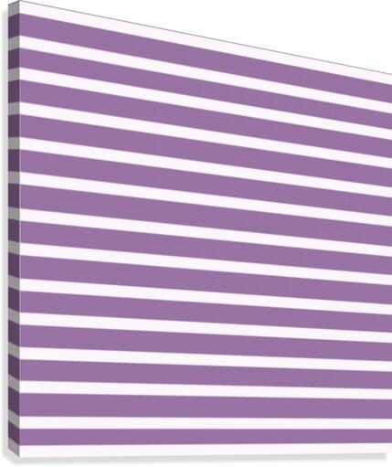 Violet Stripes Canvas Print