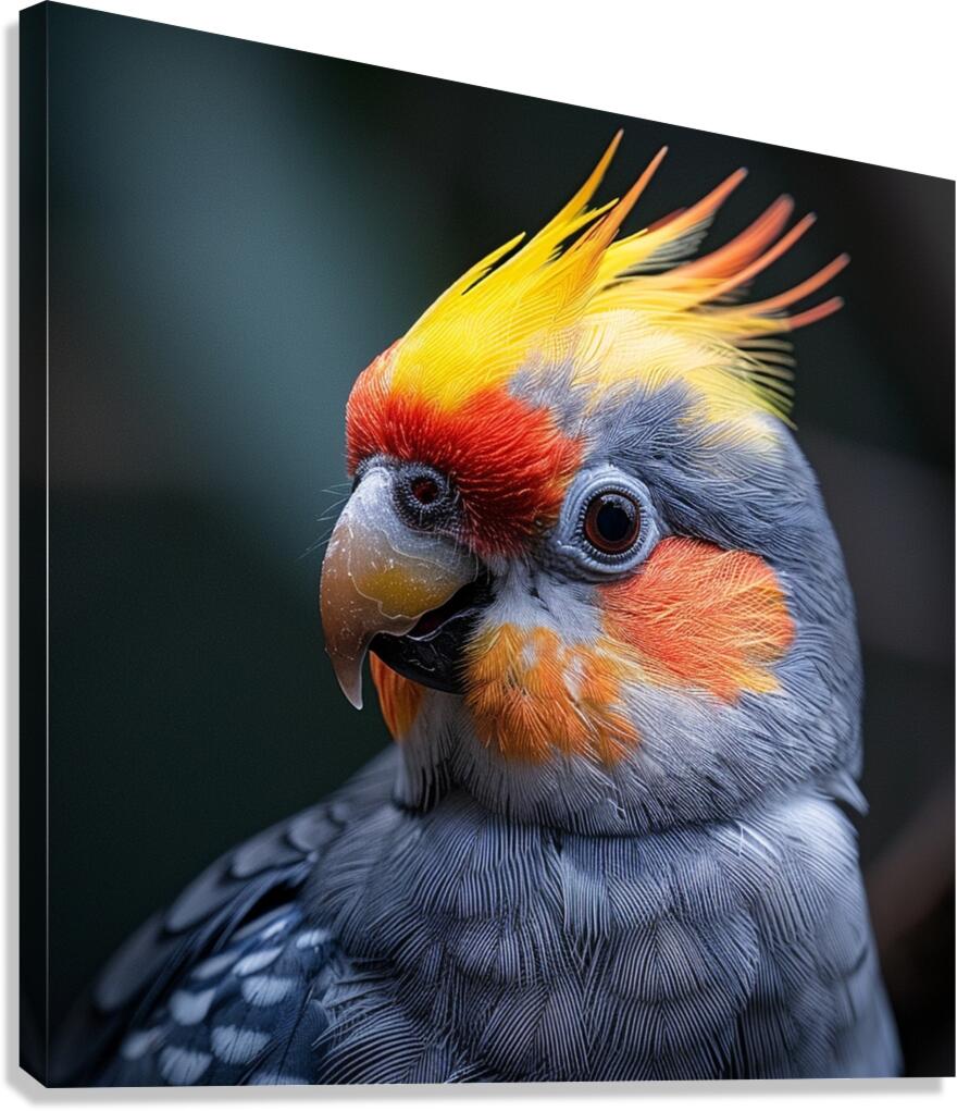 Cockatiel Bird Canvas Print