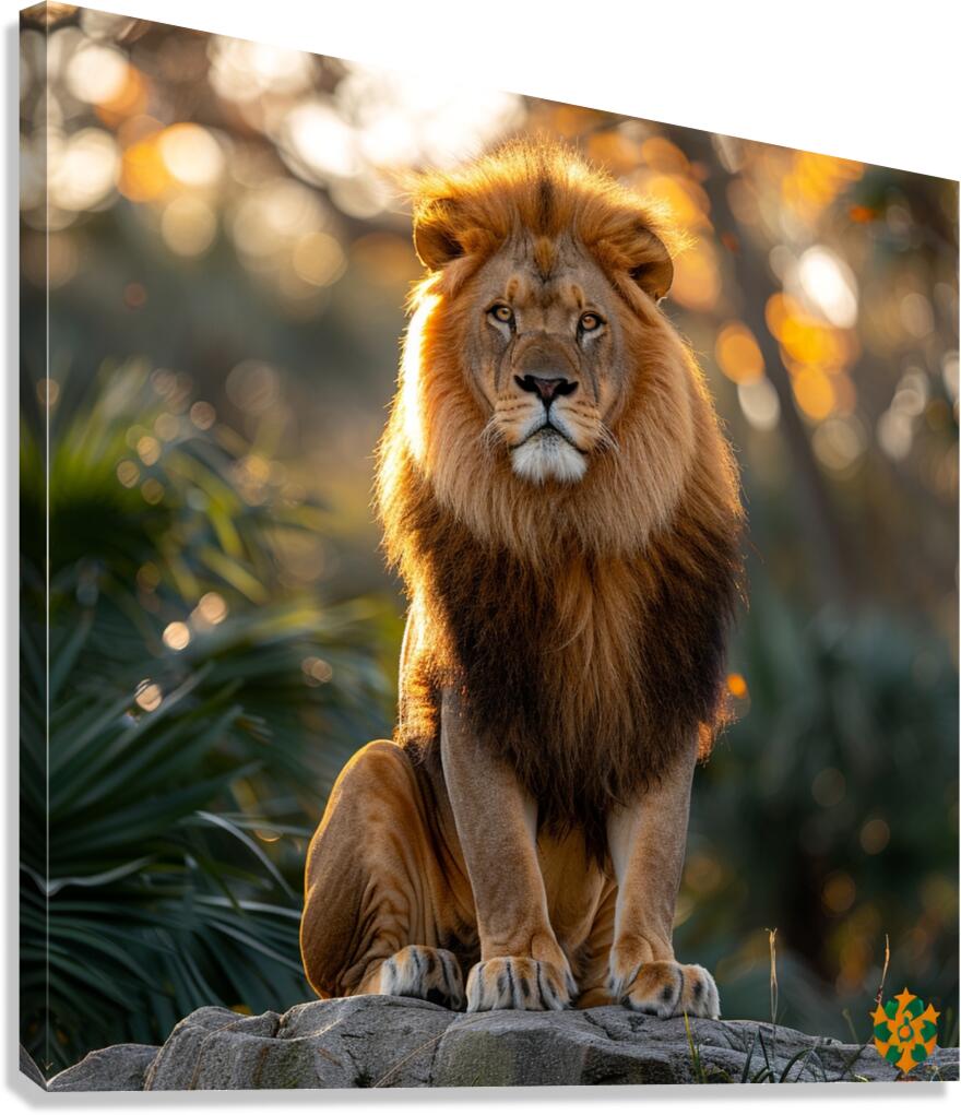 King Lion Canvas Print