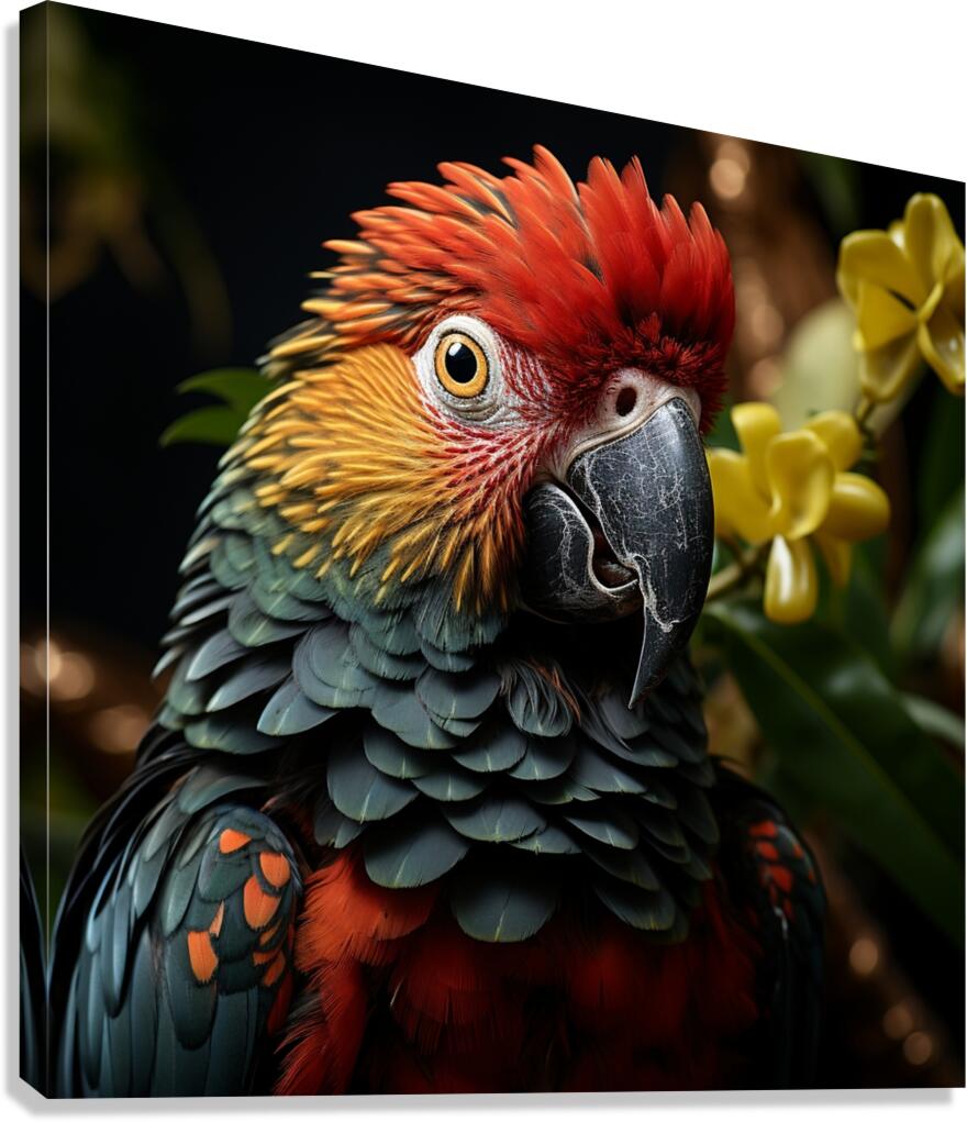Macaw Canvas Print