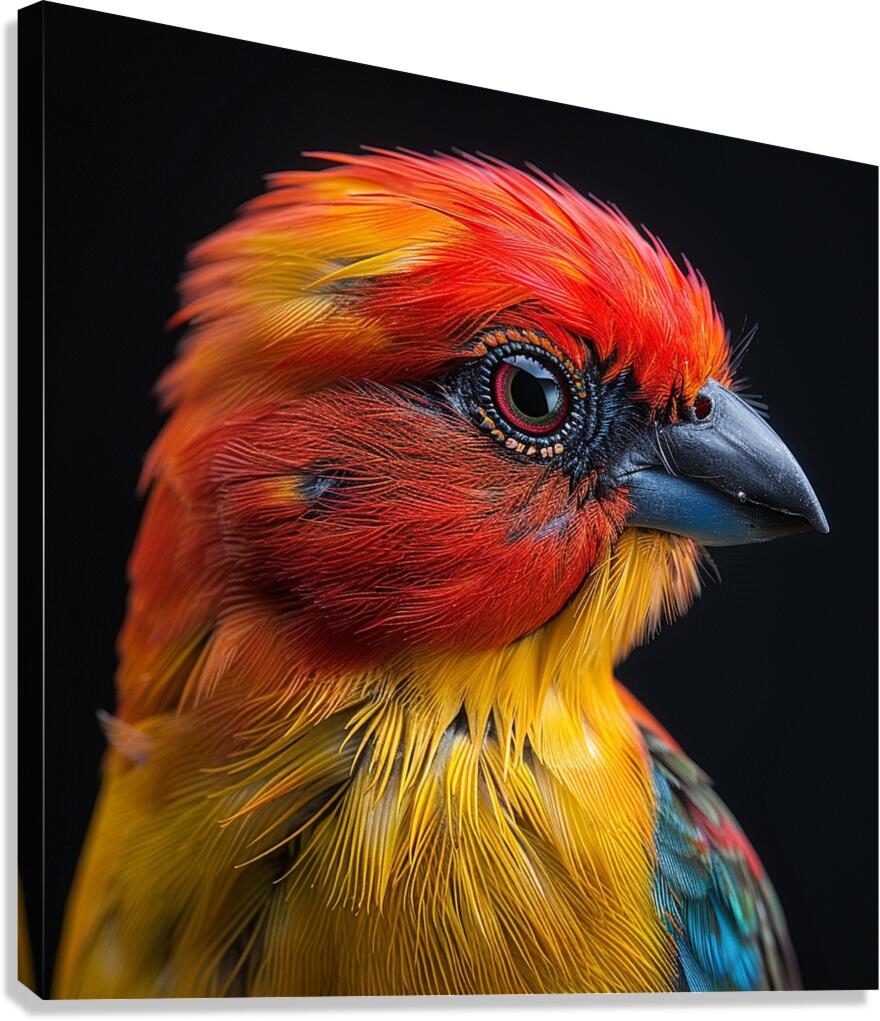 Asian Beautiful Bird Canvas Print