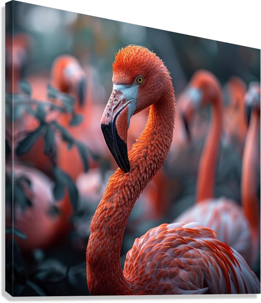 Flamingo Squad Canvas Print