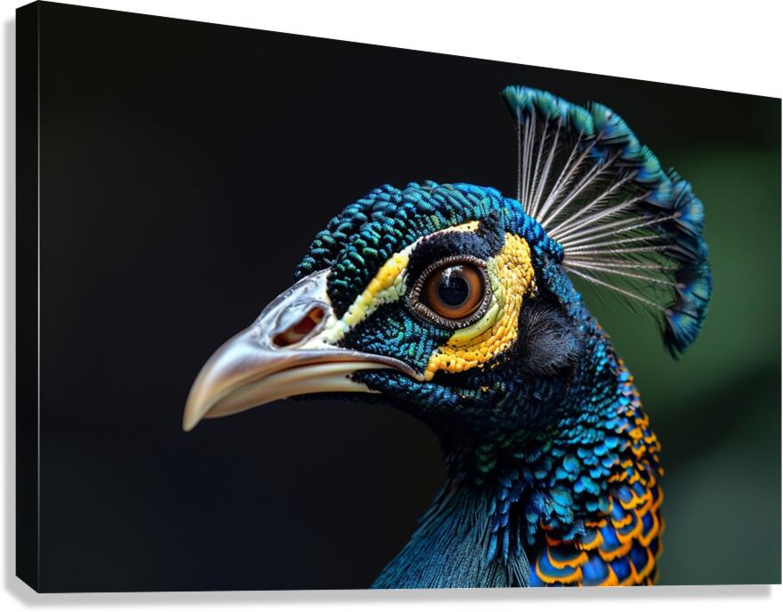 Bold Peacock Canvas Print