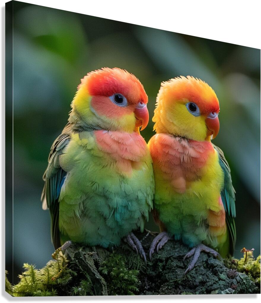 Affectionate Pair Canvas Print