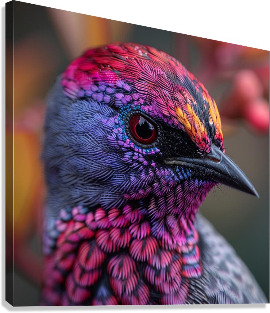 Vibrant Bird Canvas Print